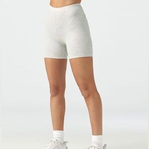 Joah Brown Mid Length Bike Shorts Pearl Grey
